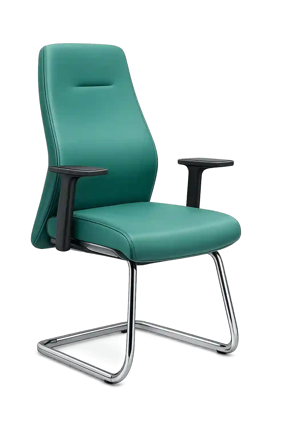 Green executive visitor chair.