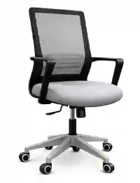 Grey mesh ergonomic office chair offered by Ergonomic Chairs Suppliers in Qatar.