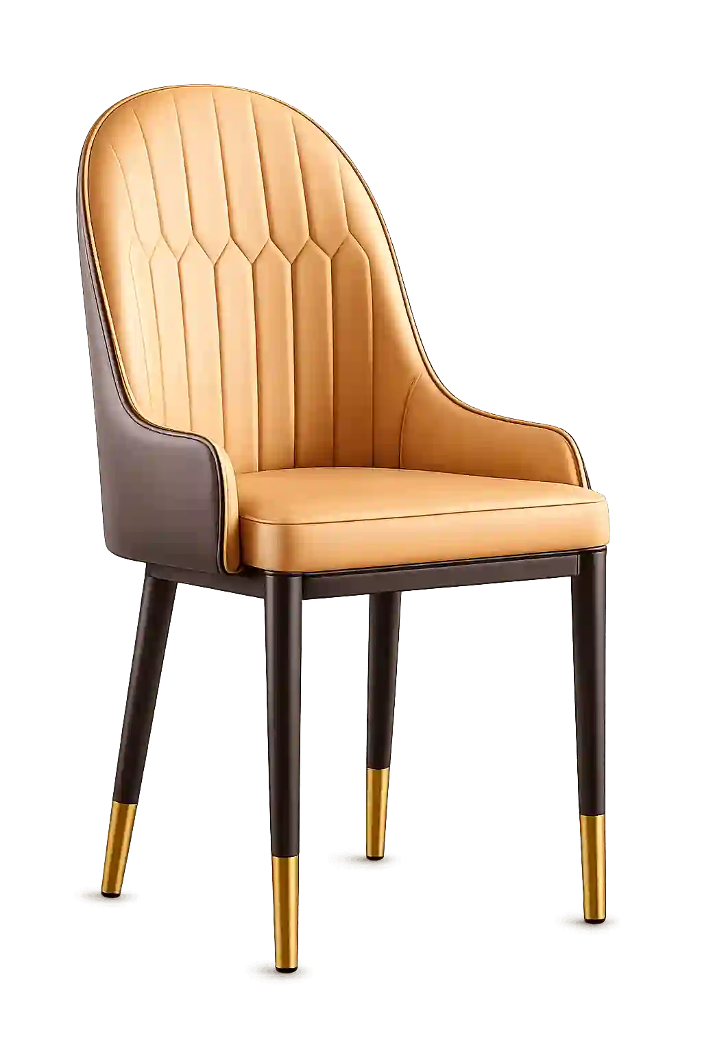 Luxury upholstered accent chair.