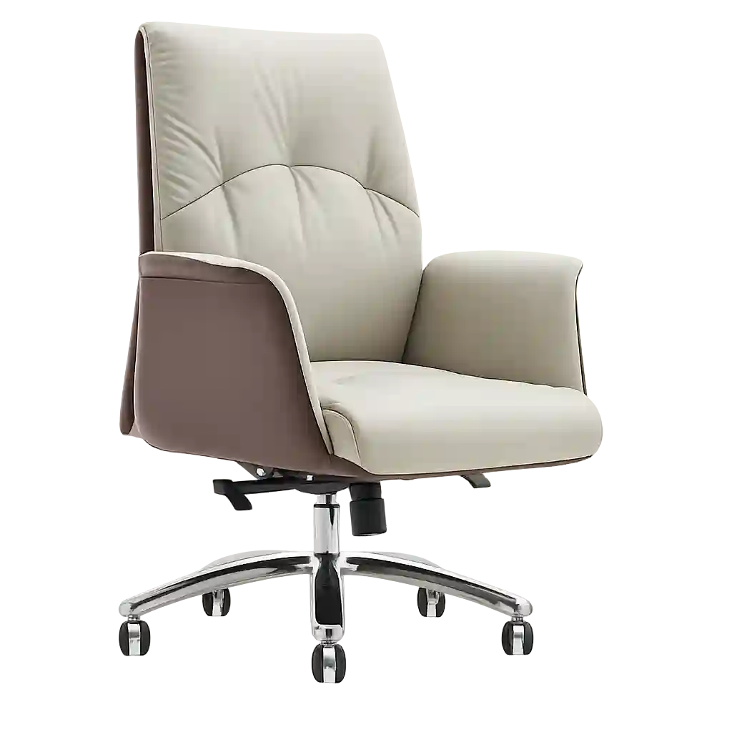 Beige high back executive chair from Executive Chair Suppliers in Qatar.