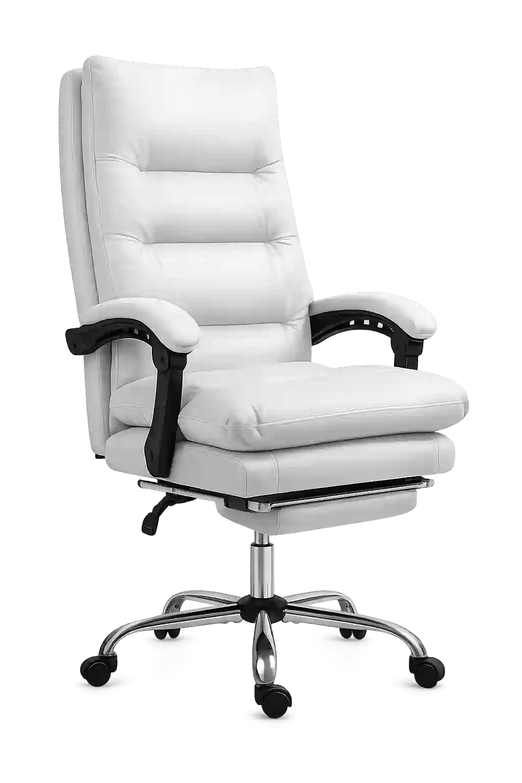 White executive chair designed by Executive Chair Suppliers in Qatar.