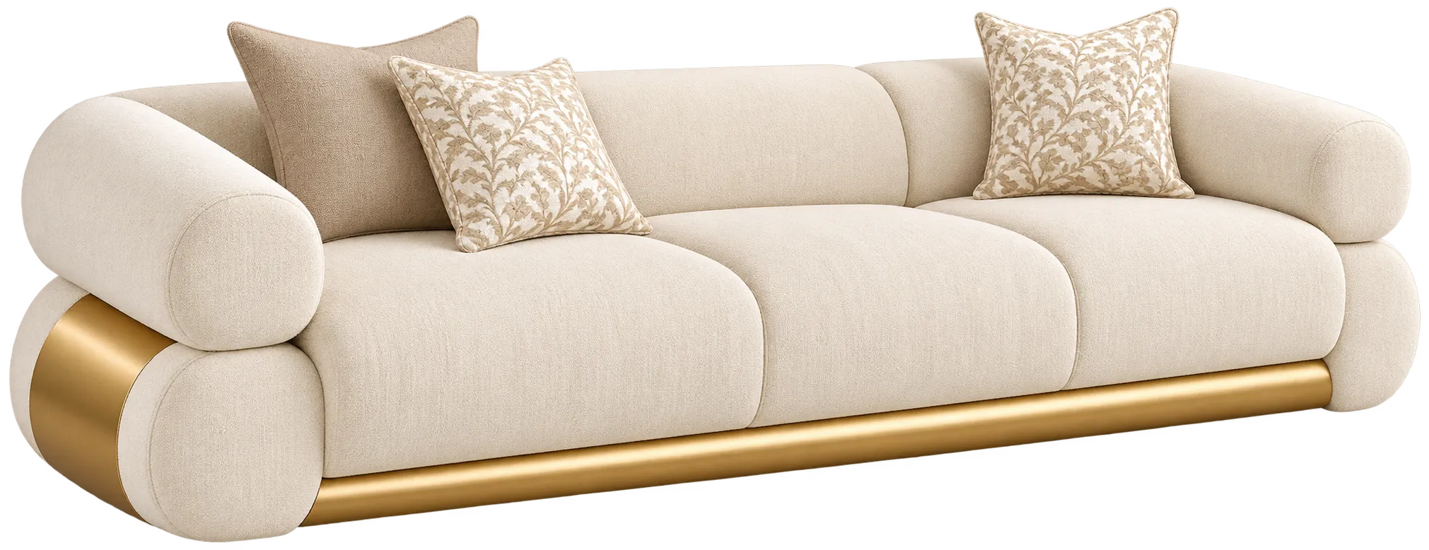 Classic cream sofa from couch suppliers in Doha for elegant living rooms.