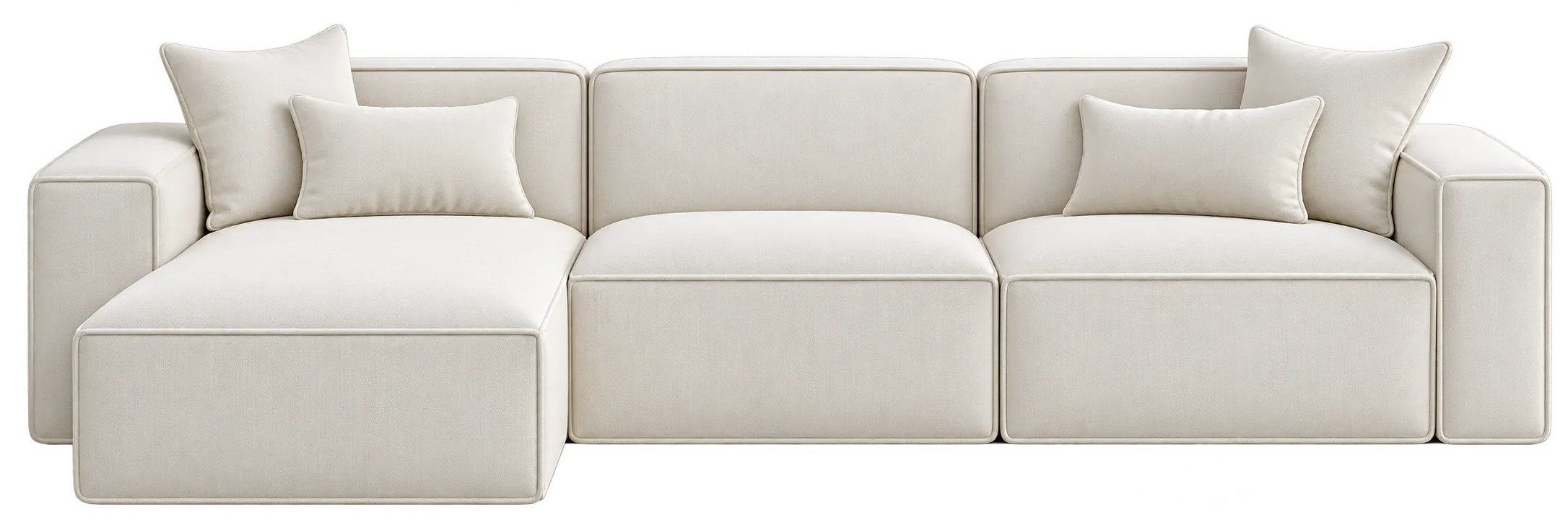 Modern cream modular couch from couch suppliers in Doha.